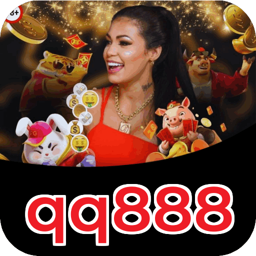 Interface do aplicativo qq888 mostrando jogos disponíveis no iOS e Android